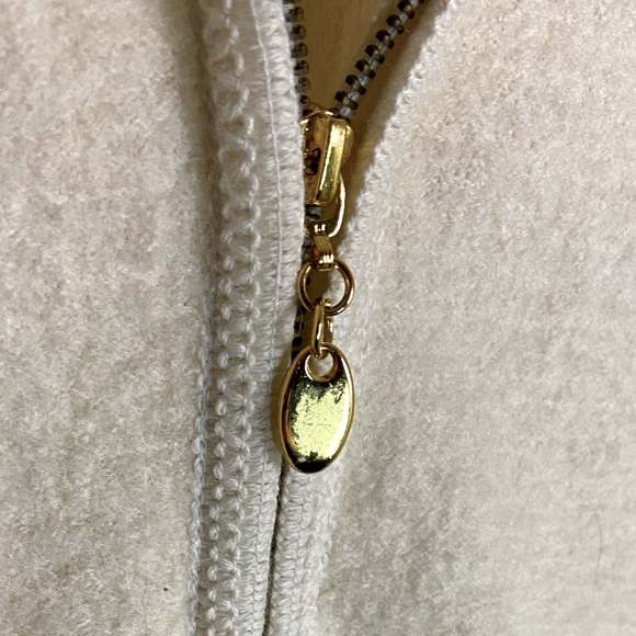 LISA INTERNATIONAL 100% Boiled Wool Vest Removable Fur Collar Sz XL - Picture 6 of 7